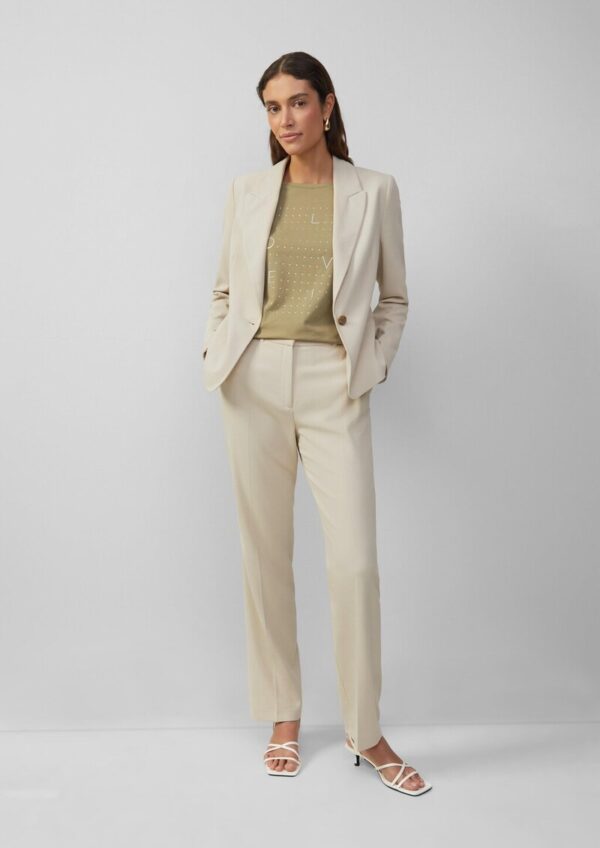 Antaillierter Blazer aus Waffel-Piqué