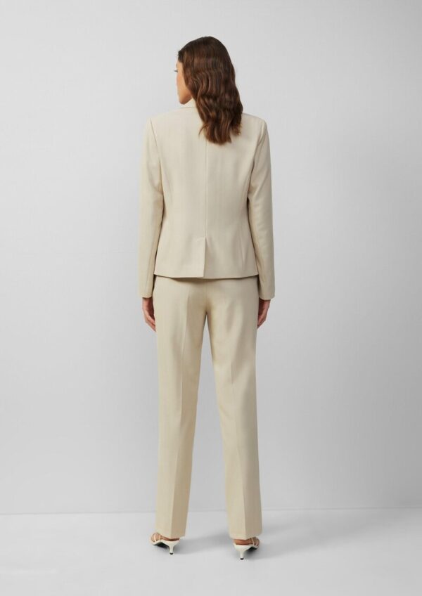 Antaillierter Blazer aus Waffel-Piqué