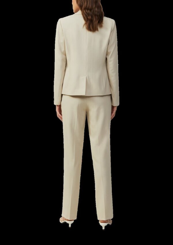 Antaillierter Blazer aus Waffel-Piqué