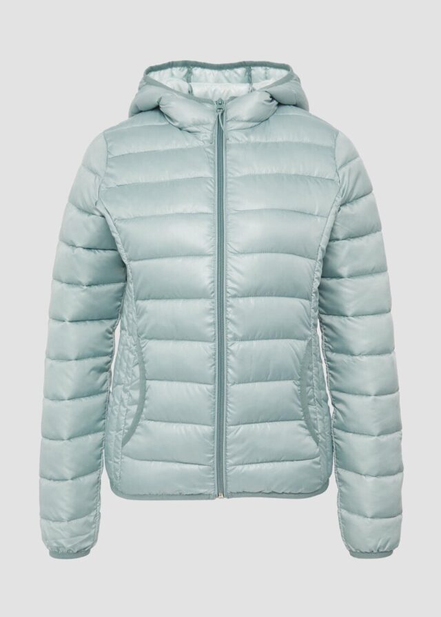 Steppjacke mit Kapuze