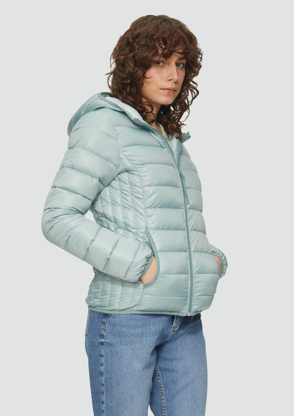 Steppjacke mit Kapuze
