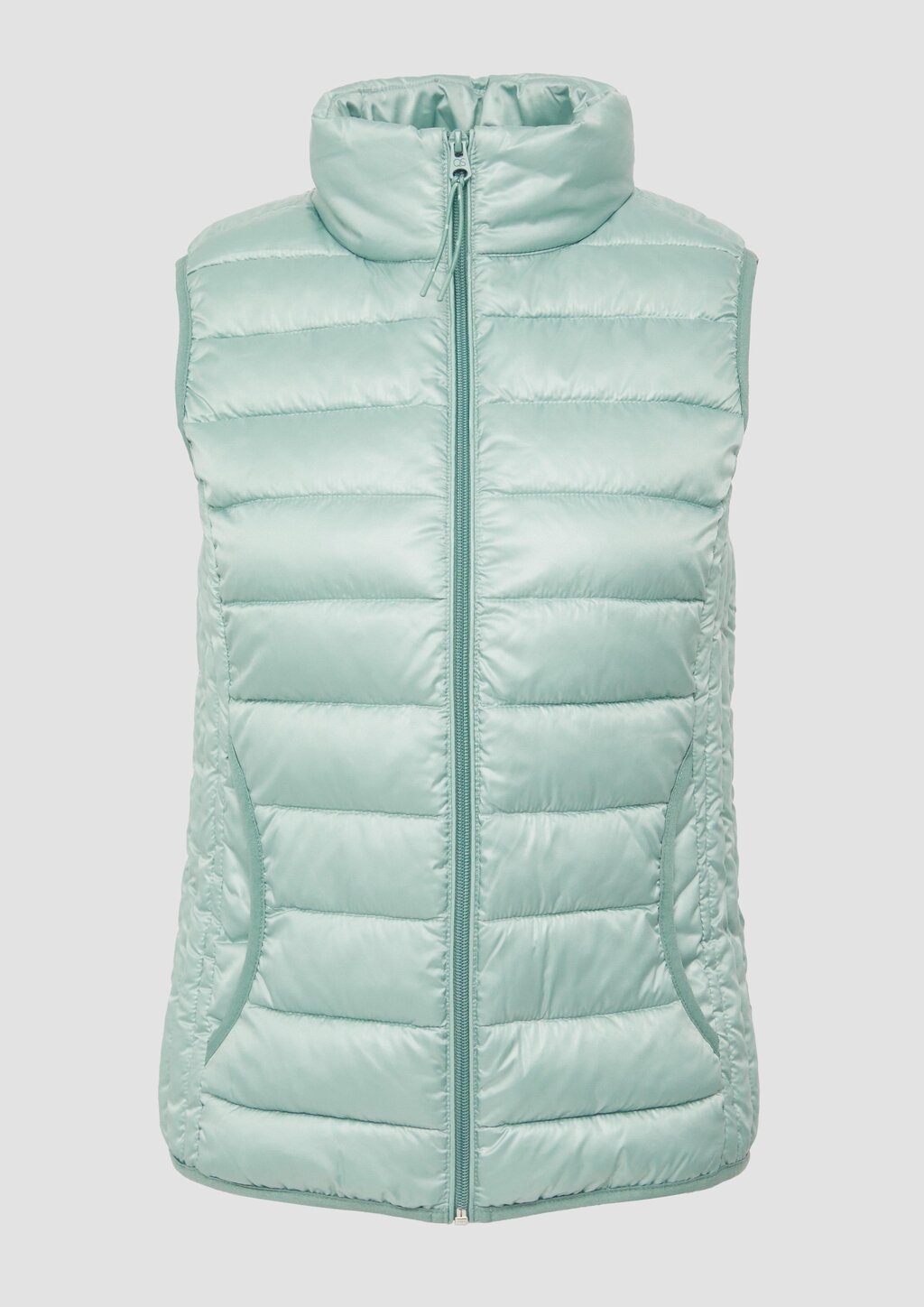 Steppweste mit Stehkragen