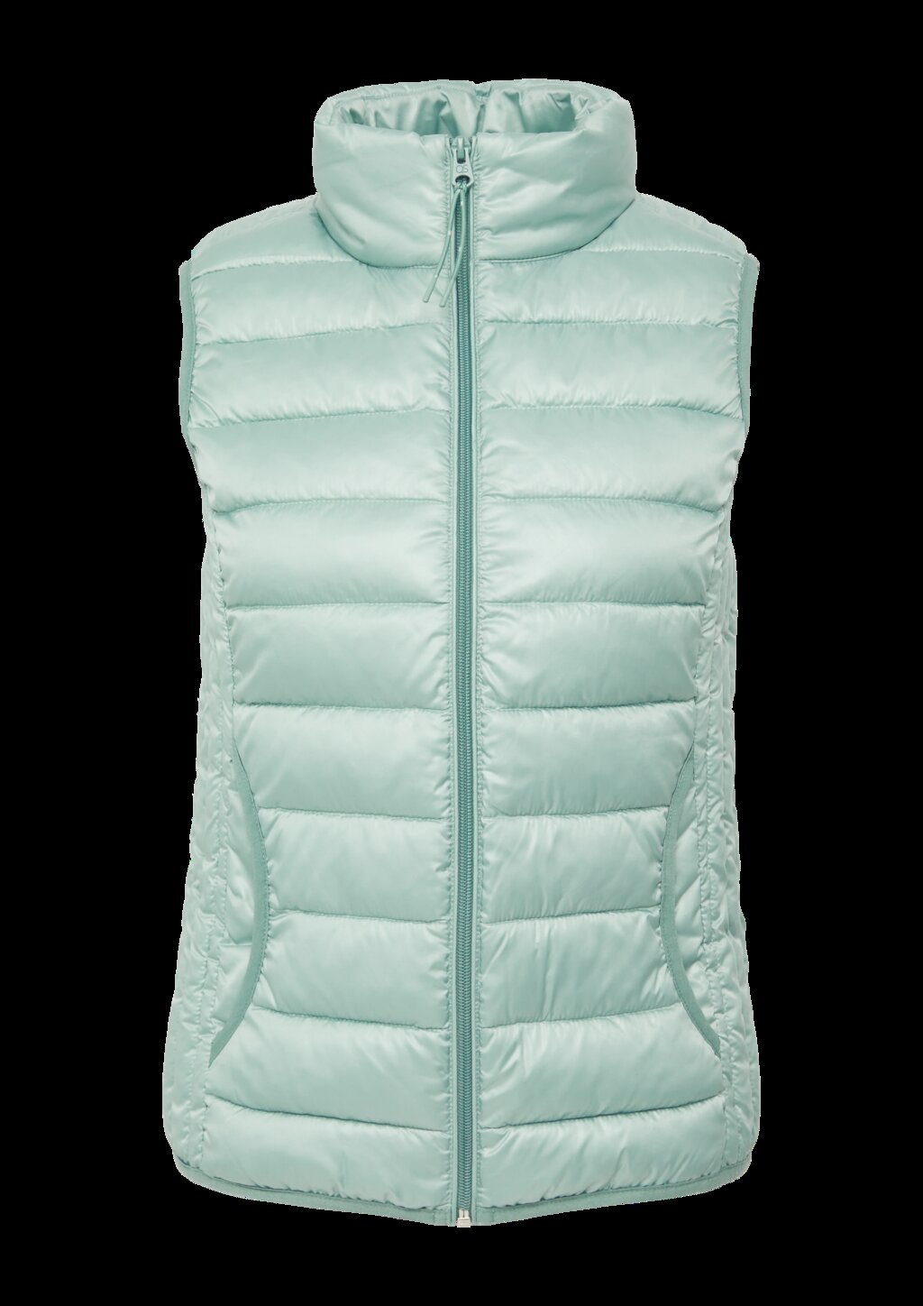 Steppweste mit Stehkragen