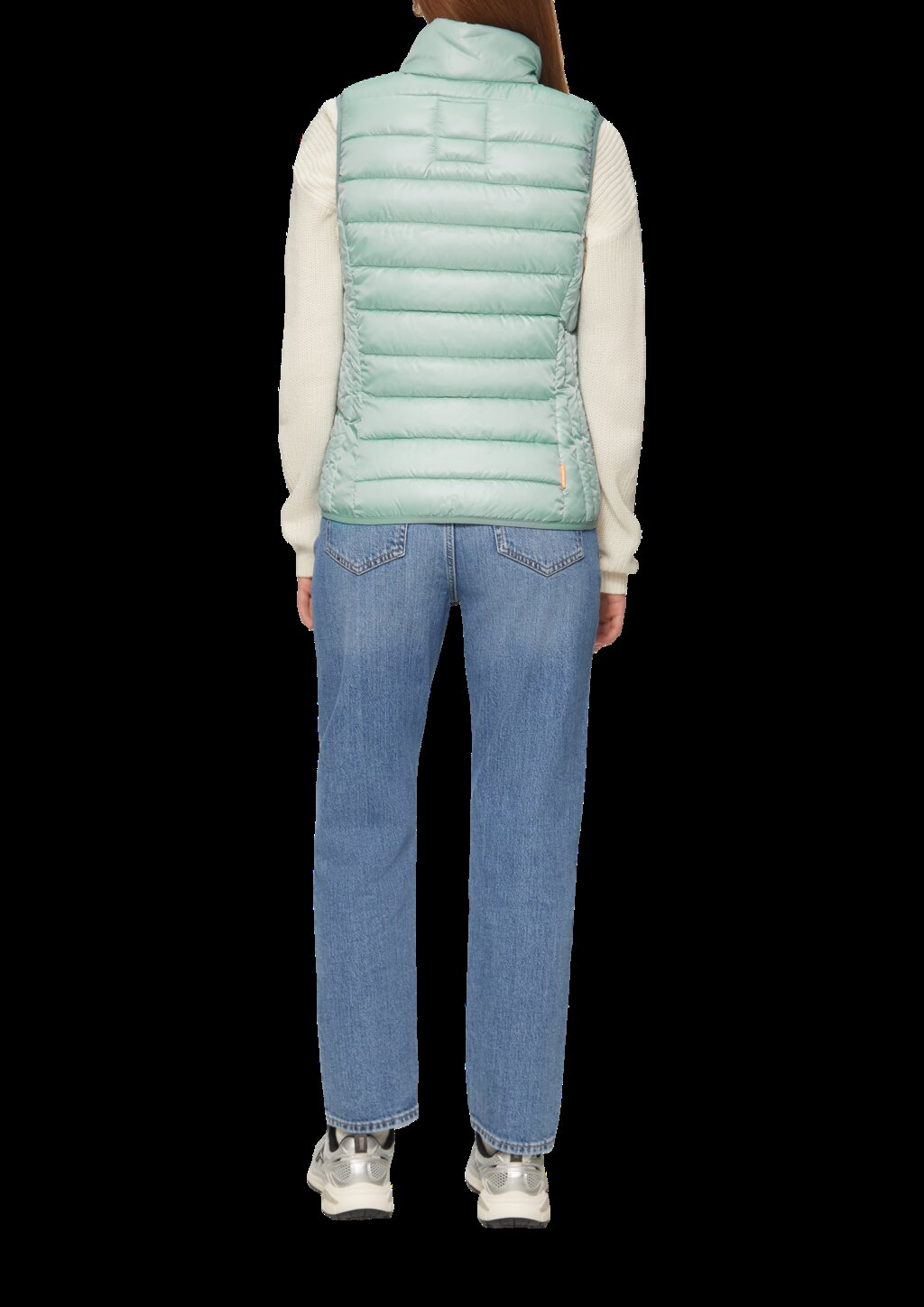 Steppweste mit Stehkragen