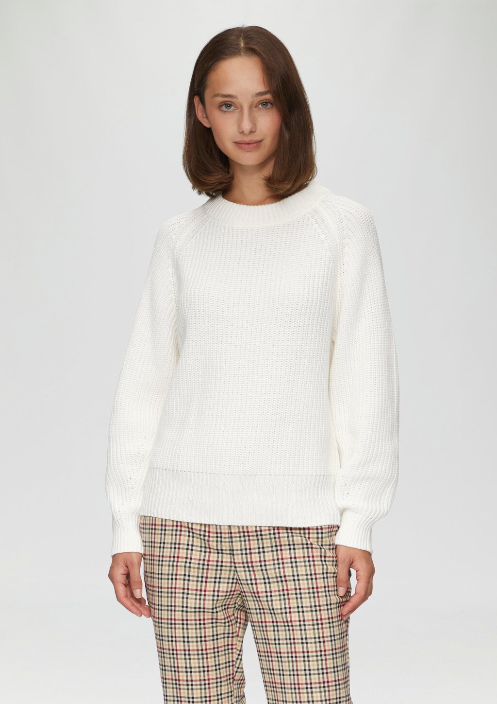 Strickpullover mit Raglanärmeln