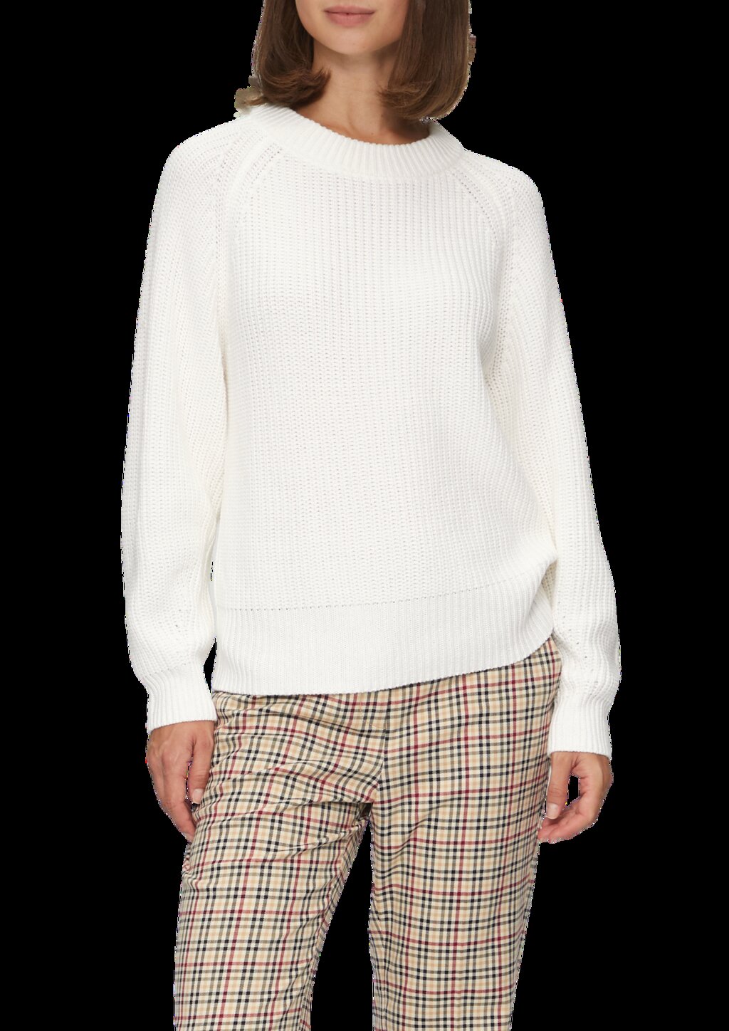 Strickpullover mit Raglanärmeln