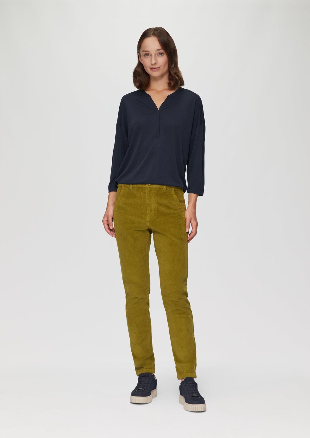 Blusenshirt aus fließendem Modalmix