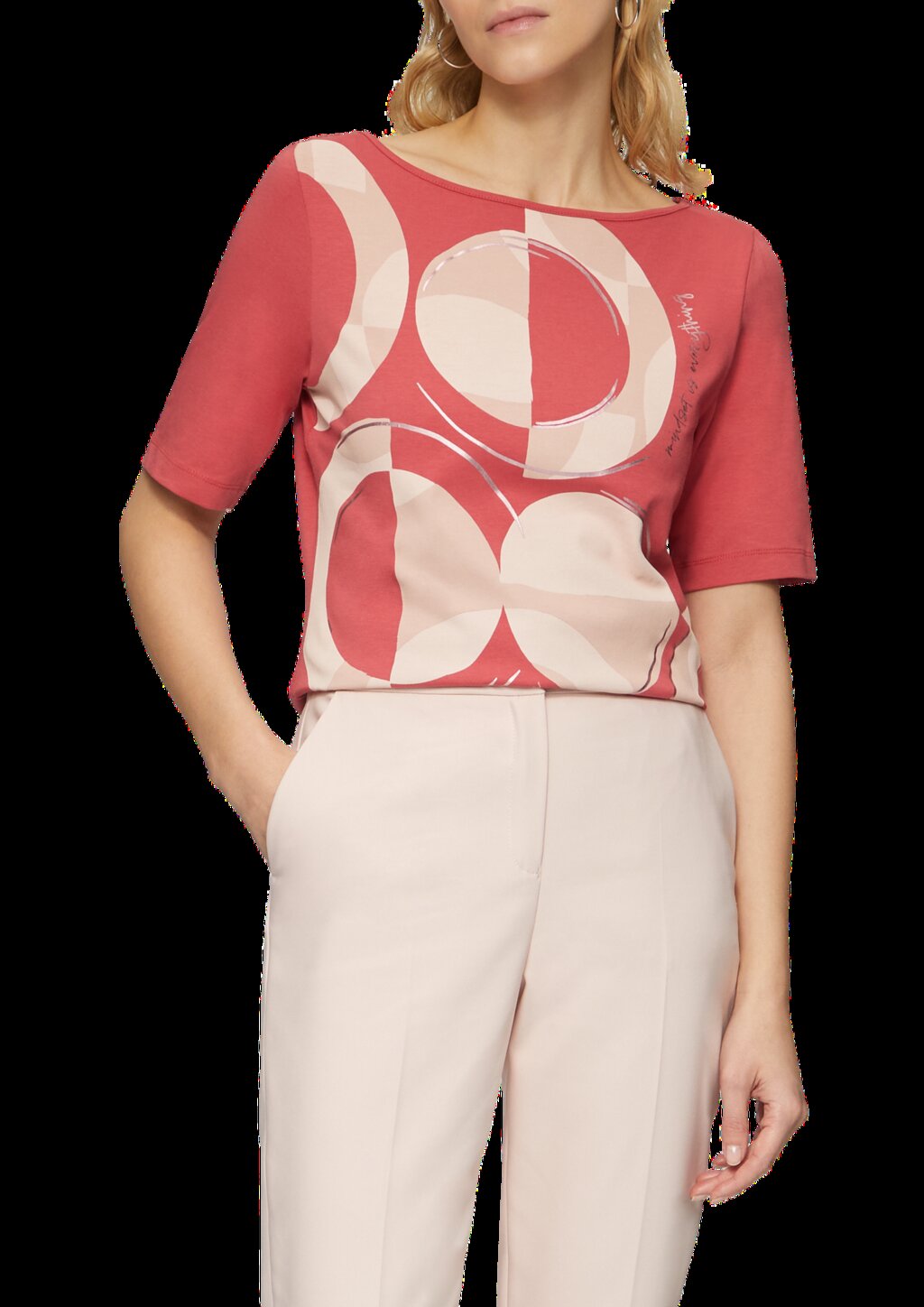 T-Shirt mit Frontprint