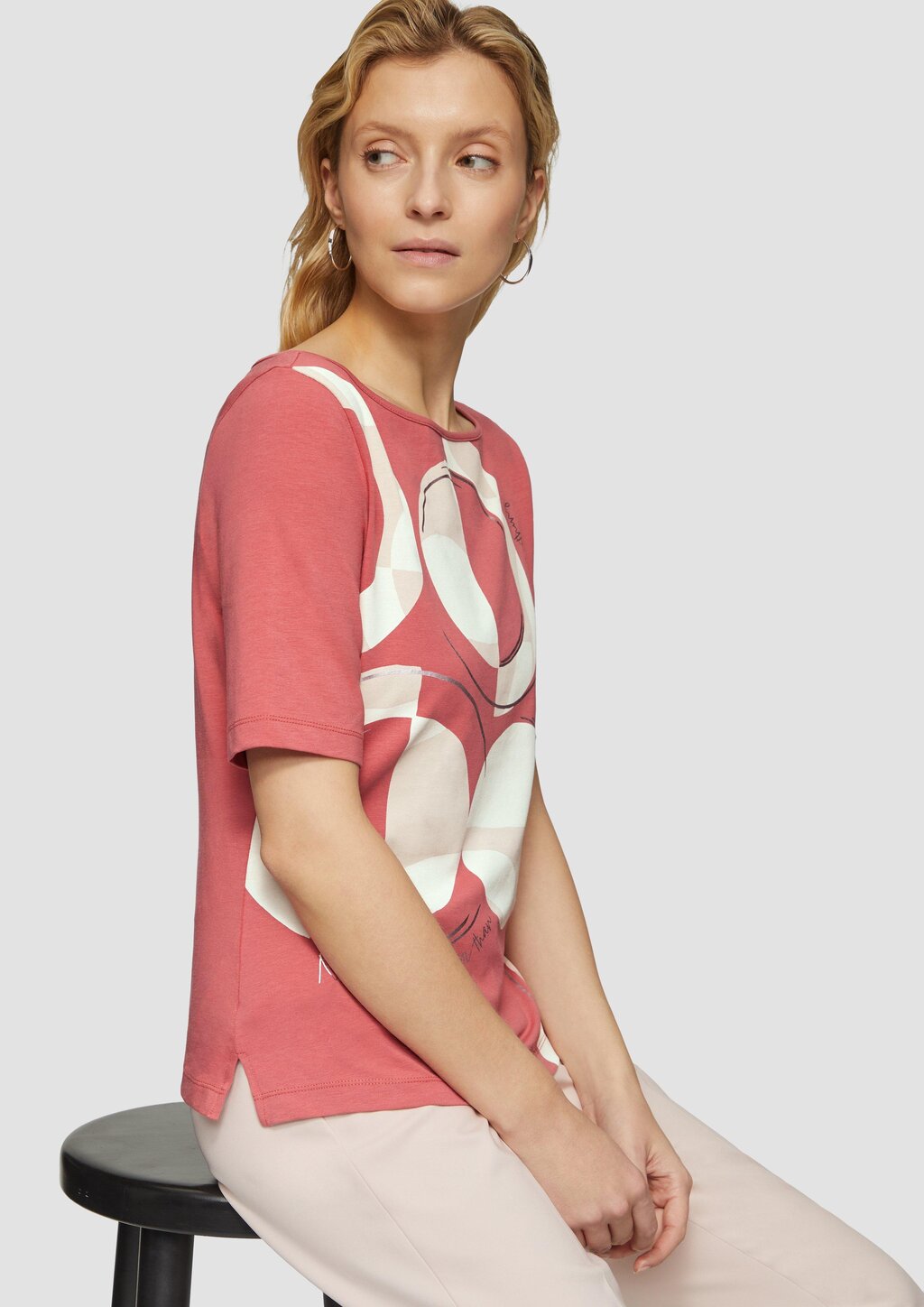 T-Shirt mit Frontprint