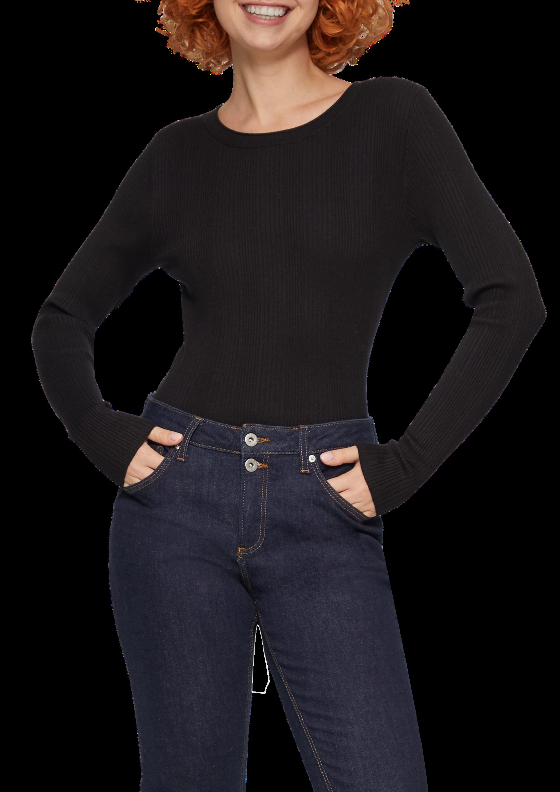 Strickpullover aus Viskosemix