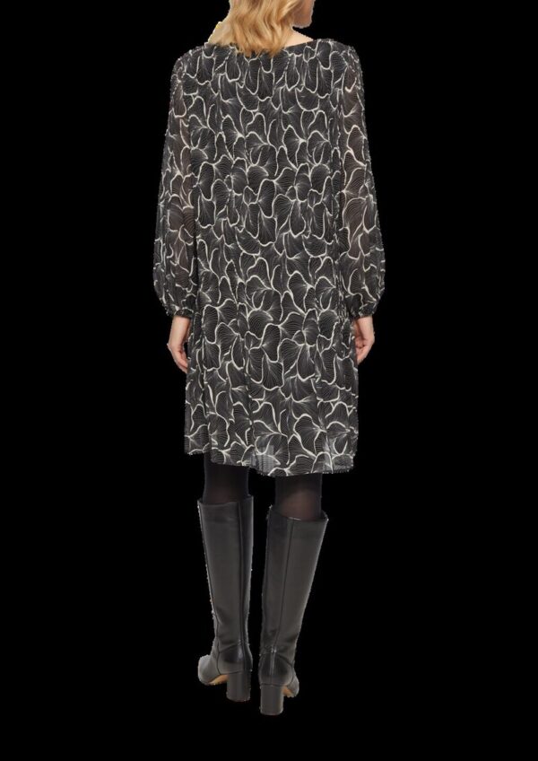 Plissiertes Kleid aus Chiffon