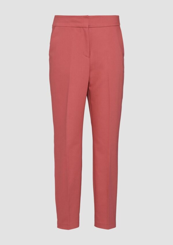 Klassische Cigarette-Pants aus Baumwollsatin