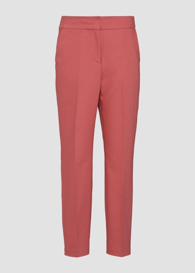 Klassische Cigarette-Pants aus Baumwollsatin