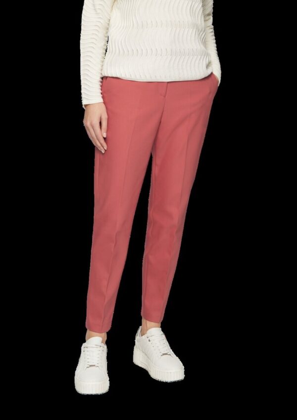 Klassische Cigarette-Pants aus Baumwollsatin