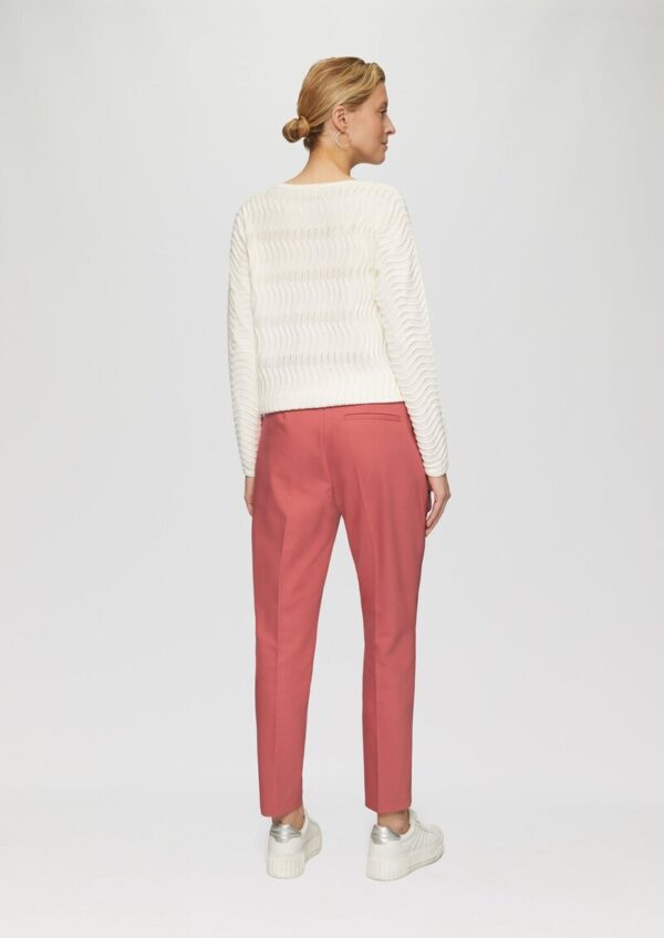 Klassische Cigarette-Pants aus Baumwollsatin