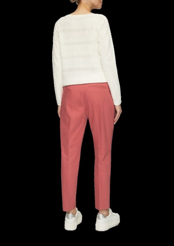 Klassische Cigarette-Pants aus Baumwollsatin