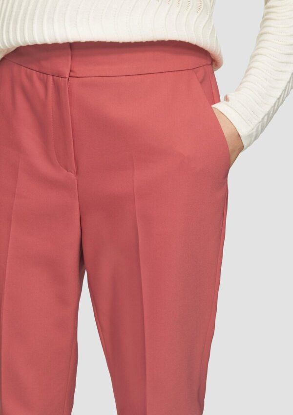 Klassische Cigarette-Pants aus Baumwollsatin