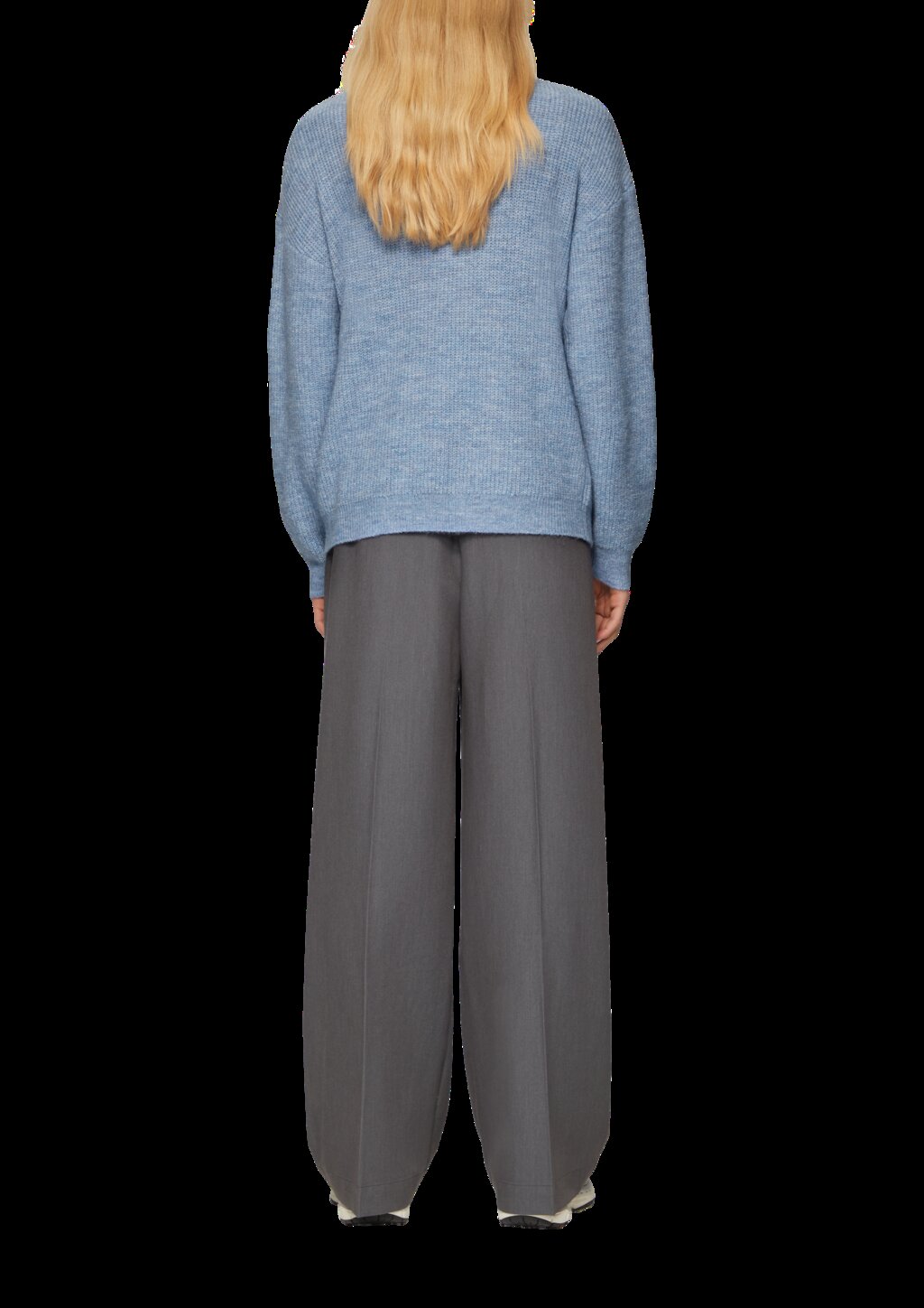 Weicher Pullover mit Rippstruktur