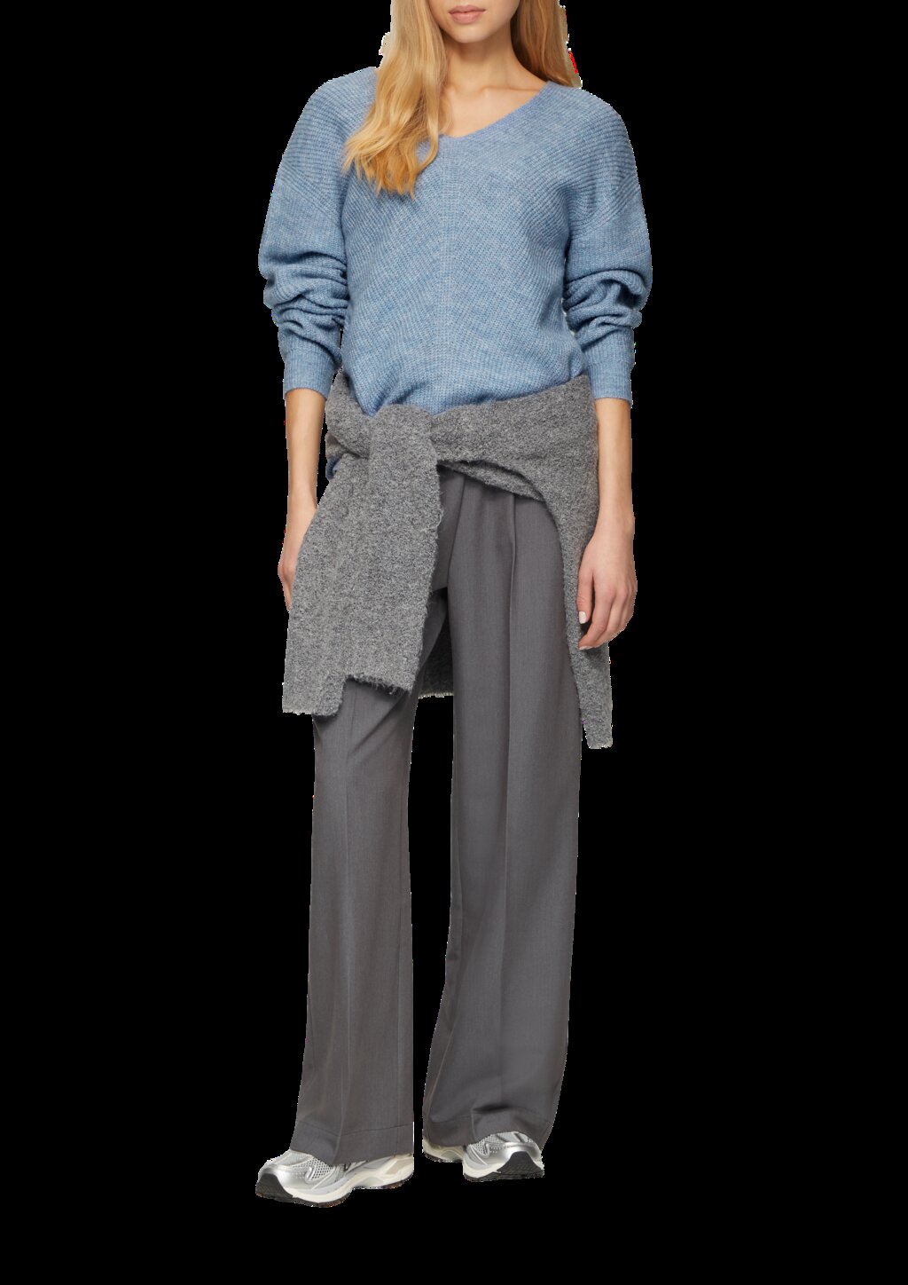 Weicher Pullover mit Rippstruktur