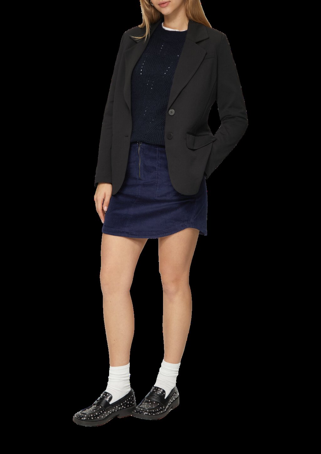 Flauschiger Strickpullover mit Ajourmuster