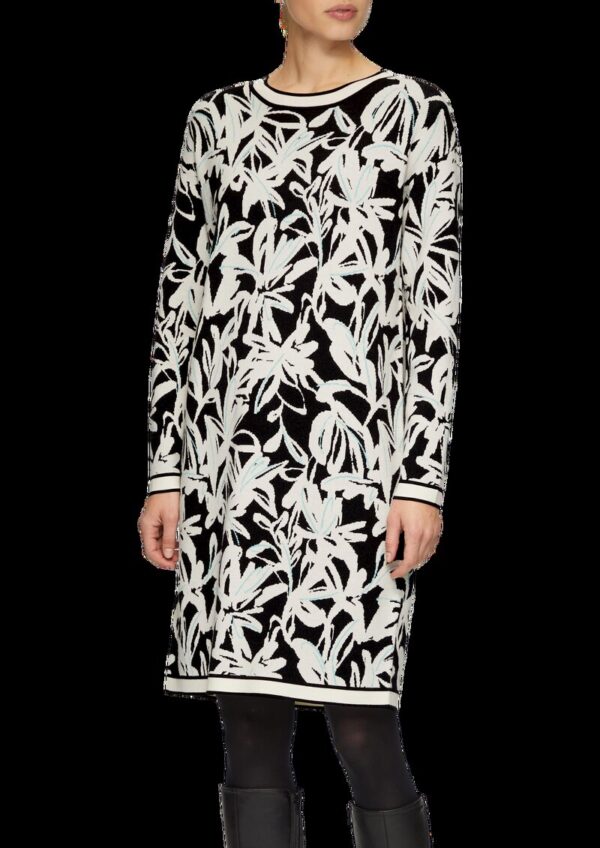 Strickkleid mit Intarsienmuster