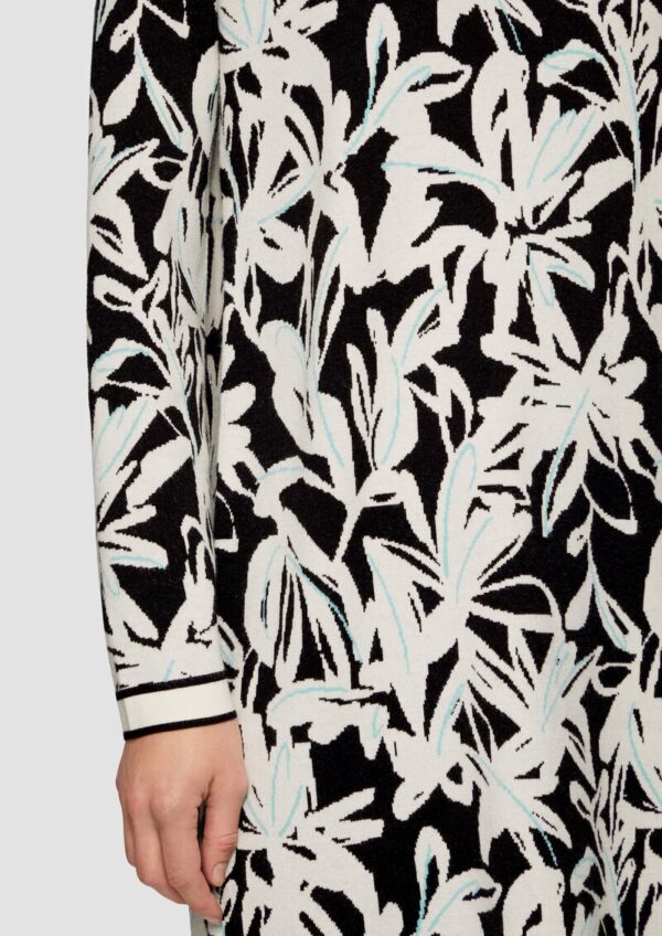 Strickkleid mit Intarsienmuster