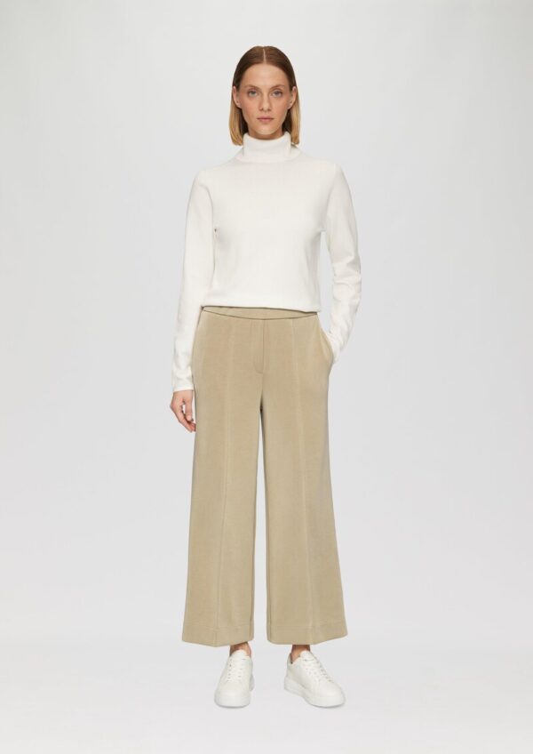 Culotte aus Scuba mit hohem Bund