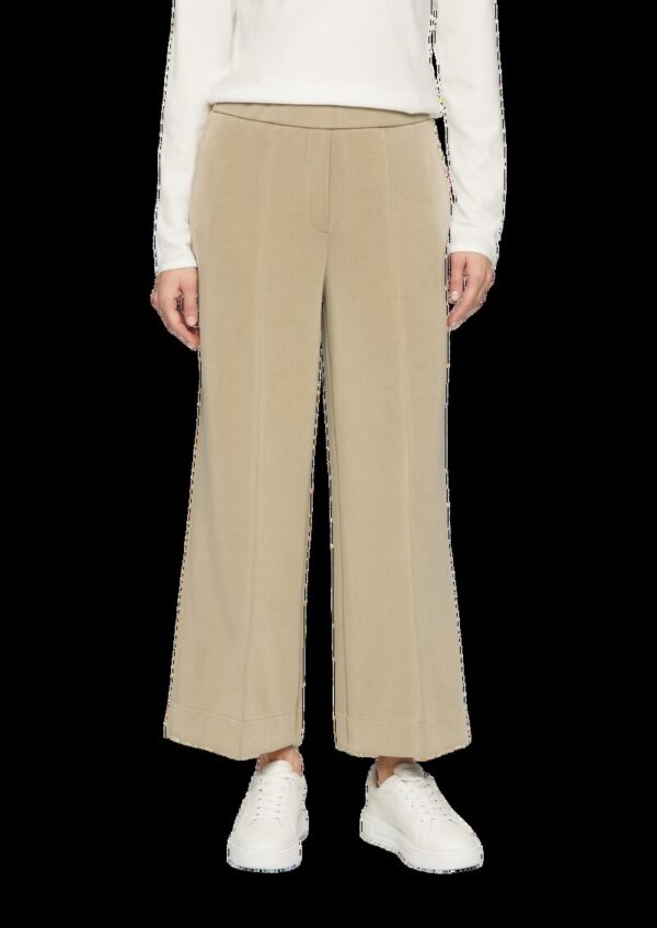 Culotte aus Scuba mit hohem Bund