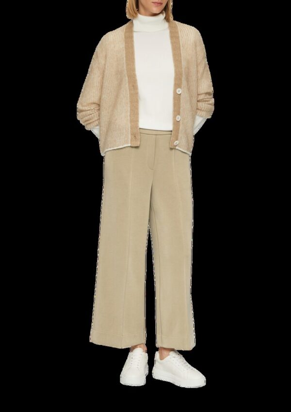 Culotte aus Scuba mit hohem Bund