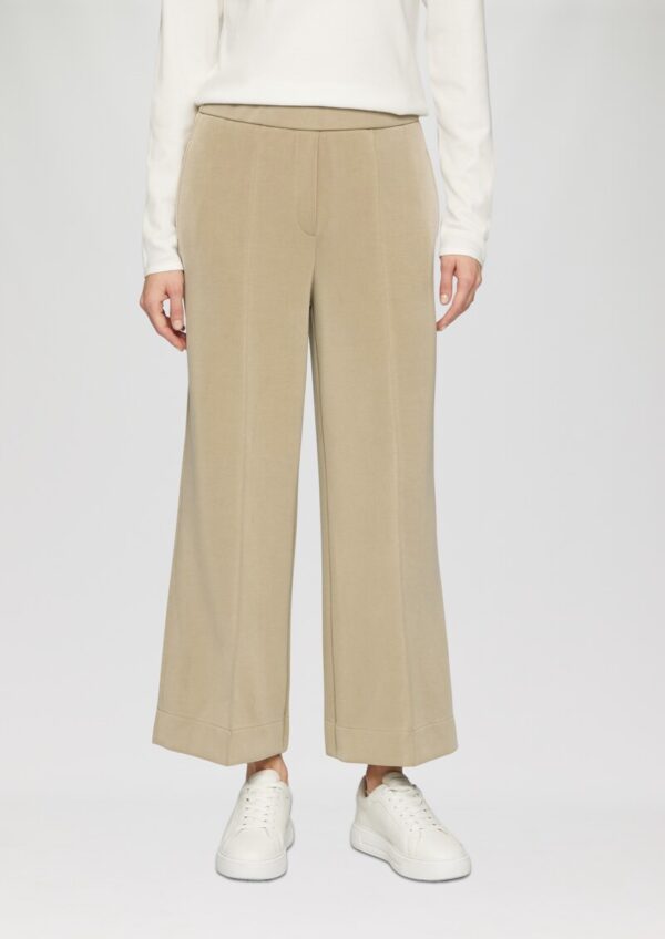 Culotte aus Scuba mit hohem Bund