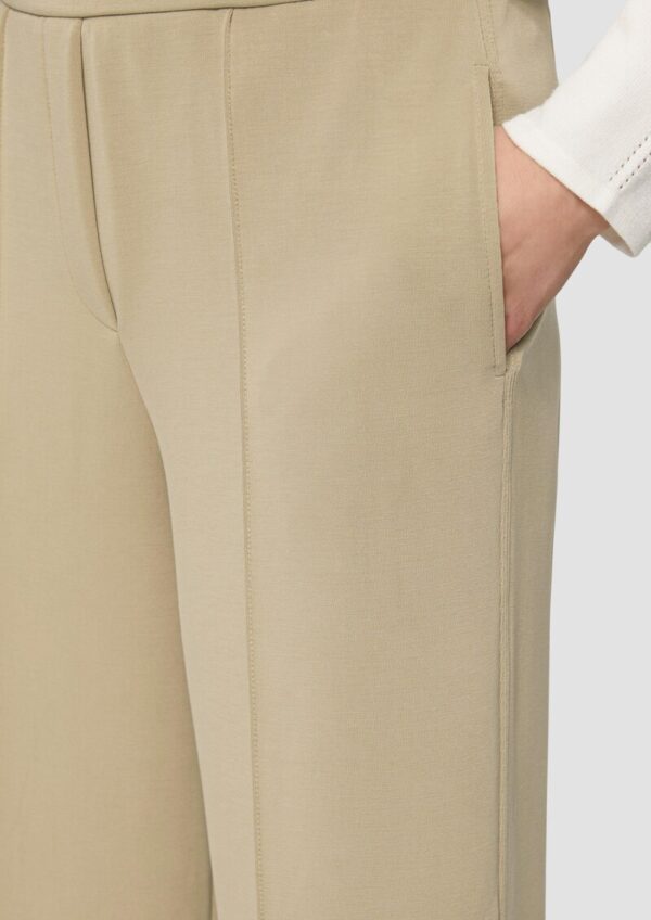 Culotte aus Scuba mit hohem Bund