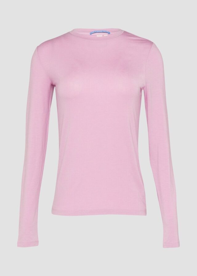 Weiches Longsleeve aus Lyocellmix