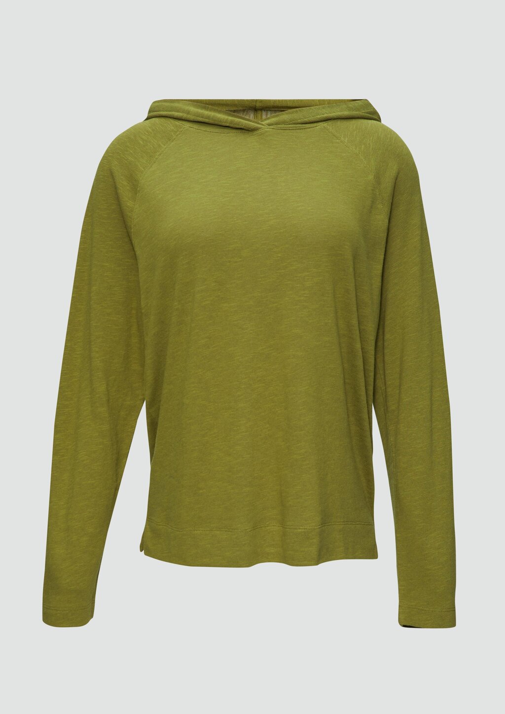 Weiches Jerseyshirt mit Flammgarnstruktur