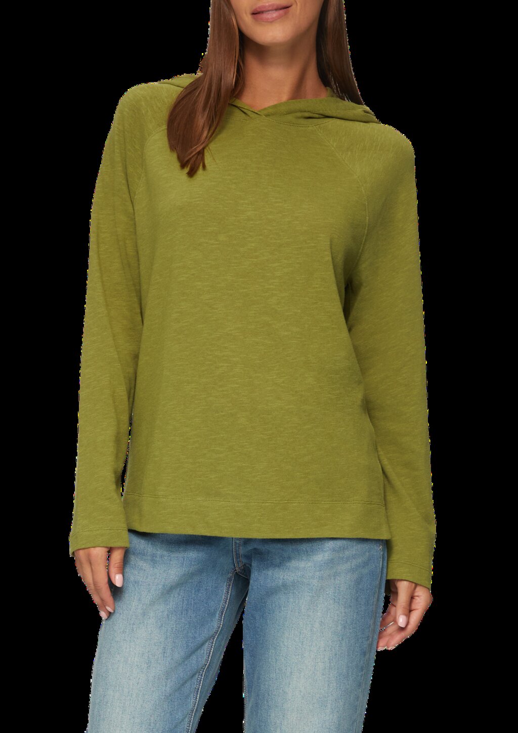 Weiches Jerseyshirt mit Flammgarnstruktur