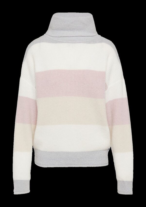 Flauschiger Oversize-Pullover mit Rollkragen