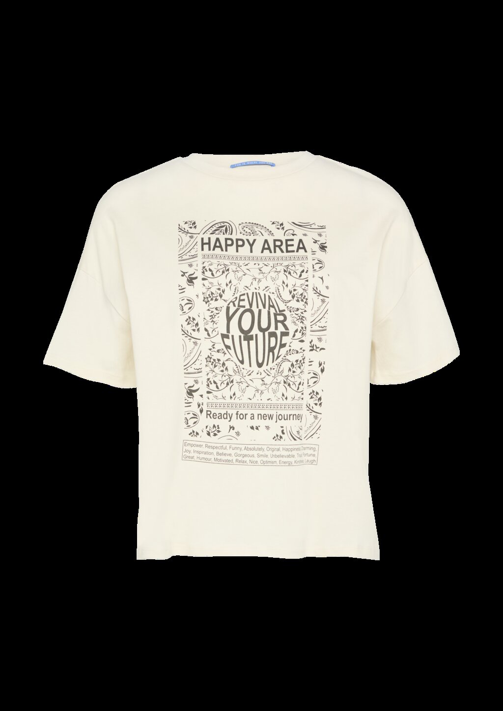 Loose Fit-Shirt mit platziertem Print