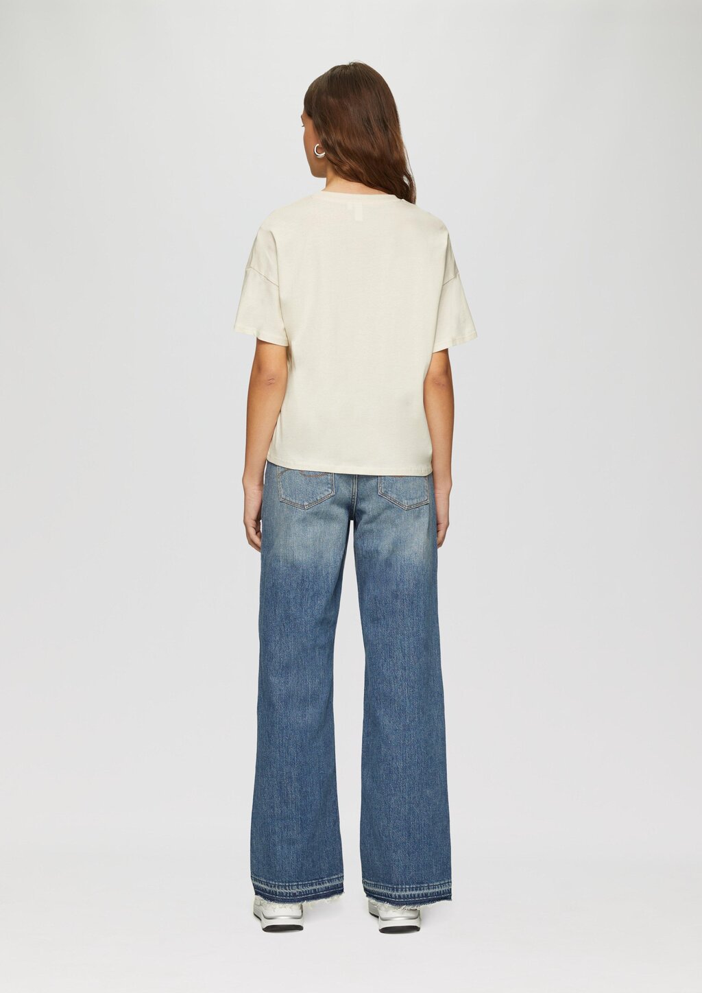 Loose Fit-Shirt mit platziertem Print