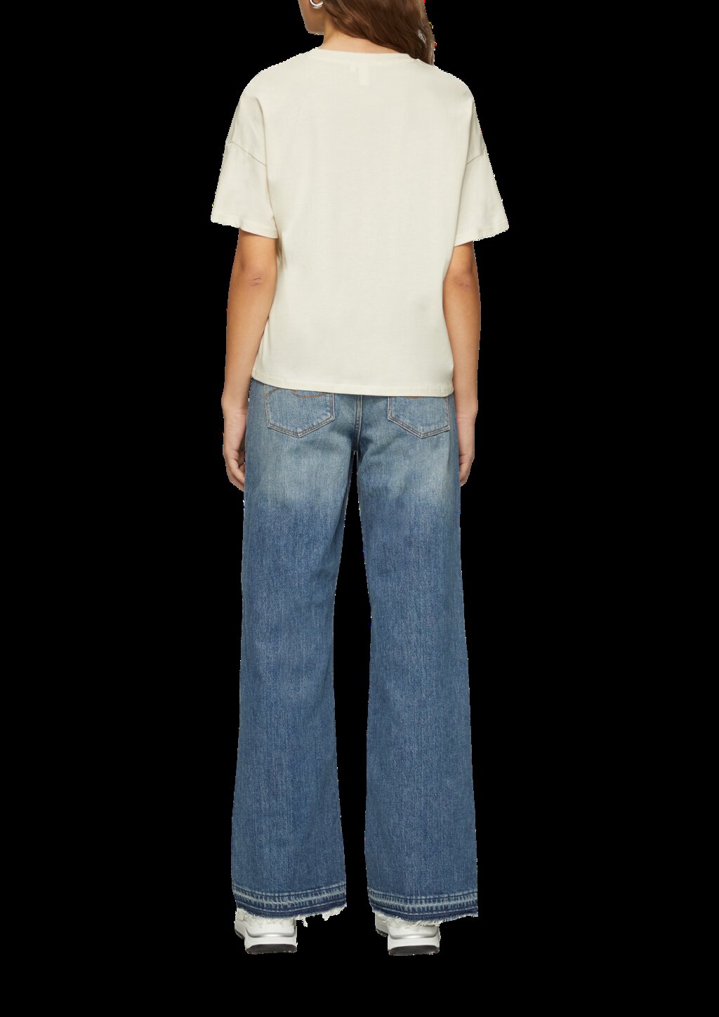 Loose Fit-Shirt mit platziertem Print