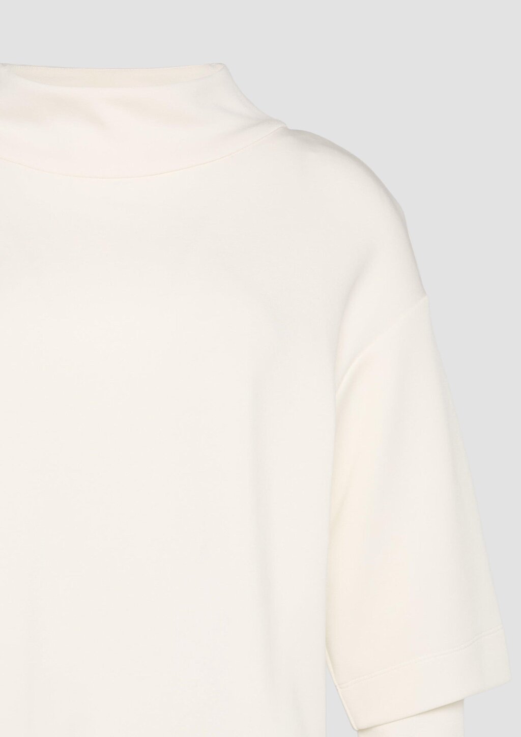 Loose Sweatshirt aus Scuba mit überschnittenen Schultern