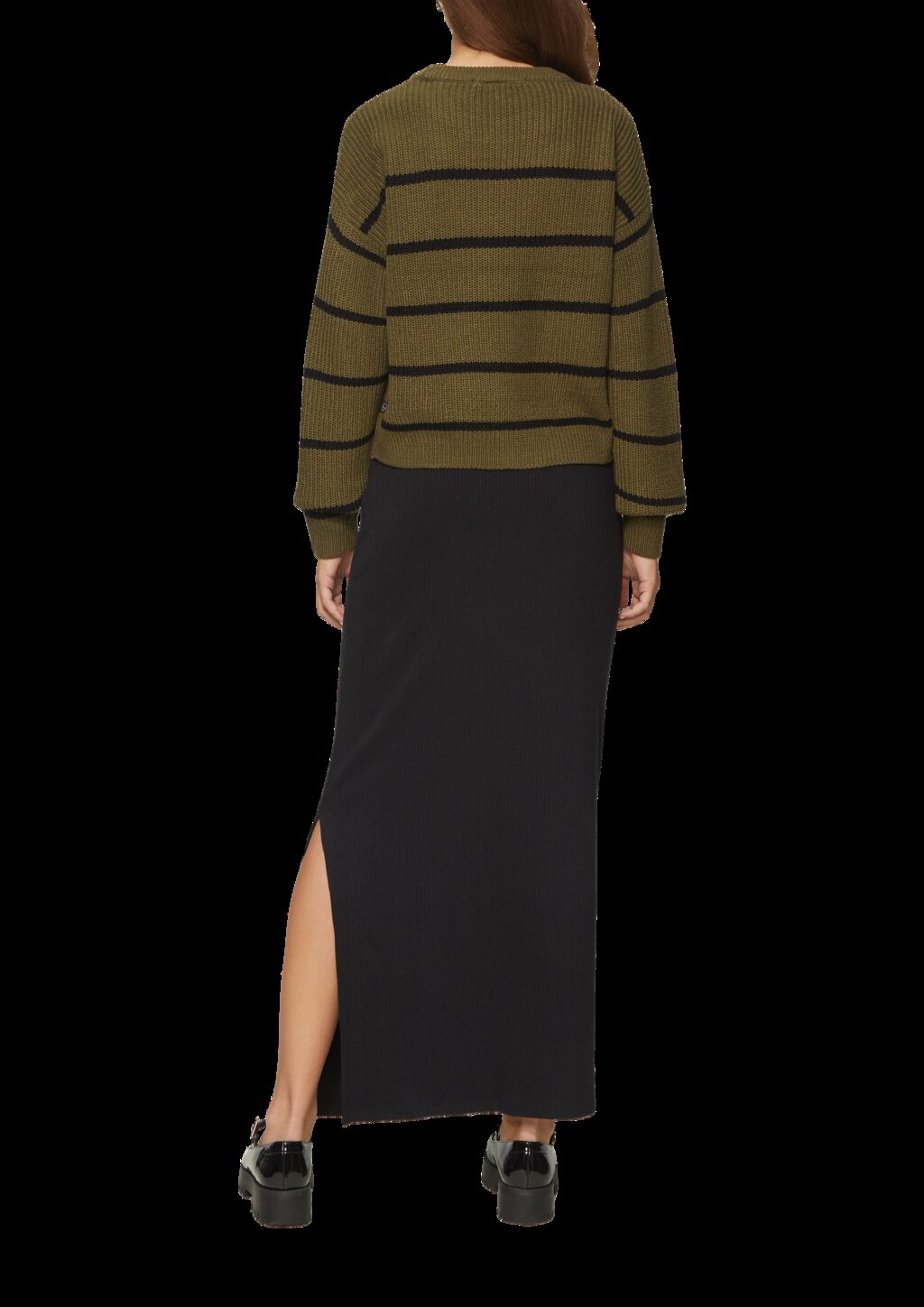 Strickpullover mit Ringeln