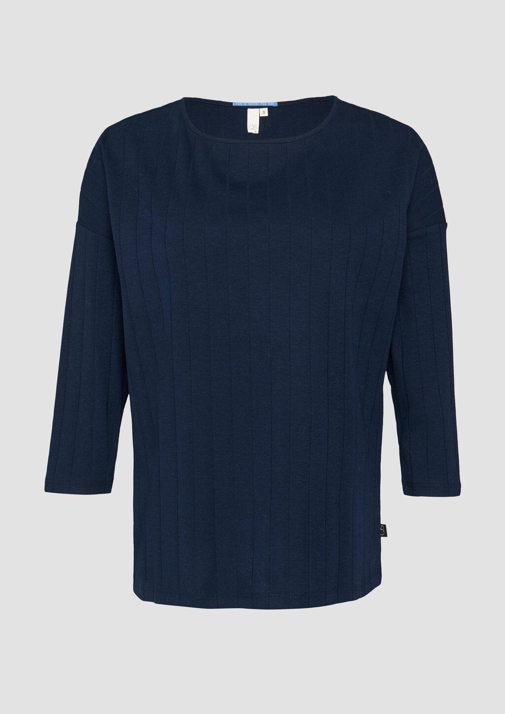 Shirt im Loose Fit mit Dreiviertelarm