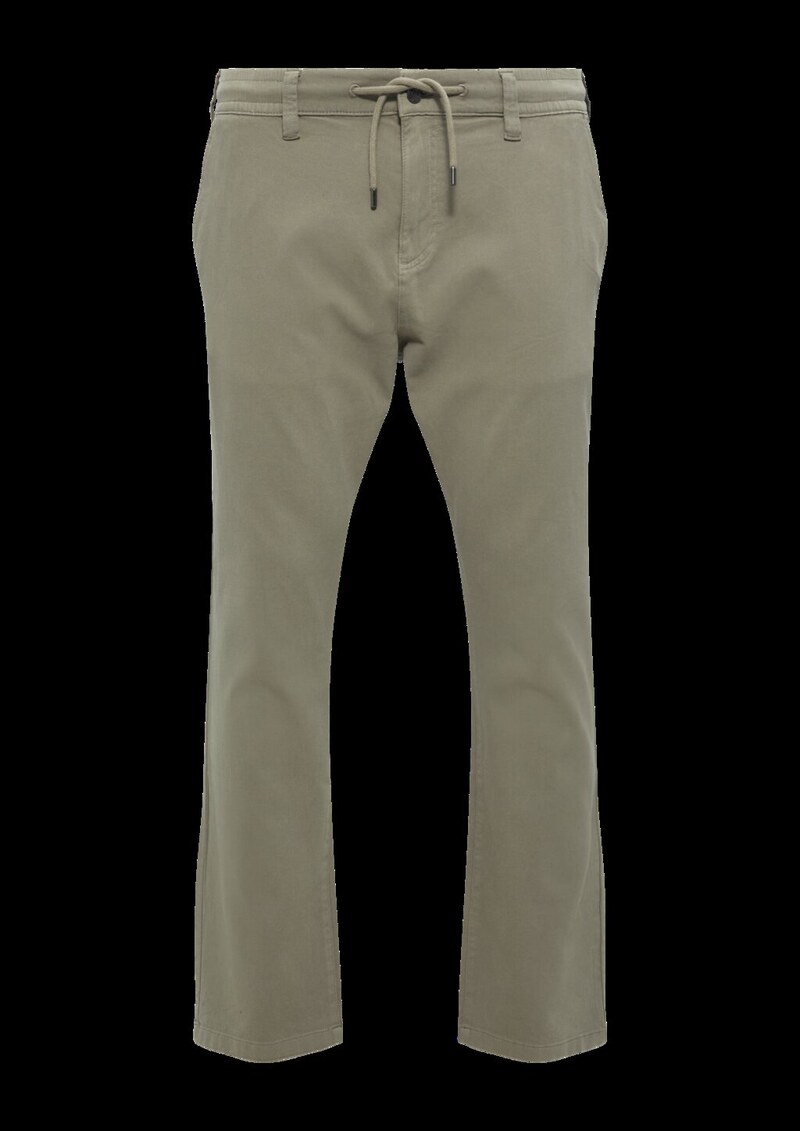 Regular: Chino-Jogger mit elastischem Bund