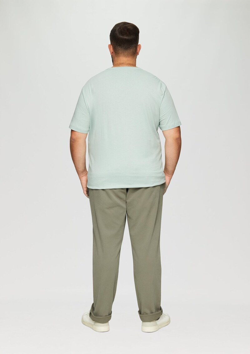 Regular: Chino-Jogger mit elastischem Bund