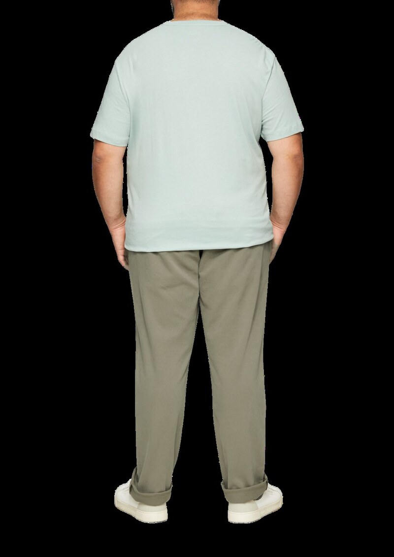 Regular: Chino-Jogger mit elastischem Bund