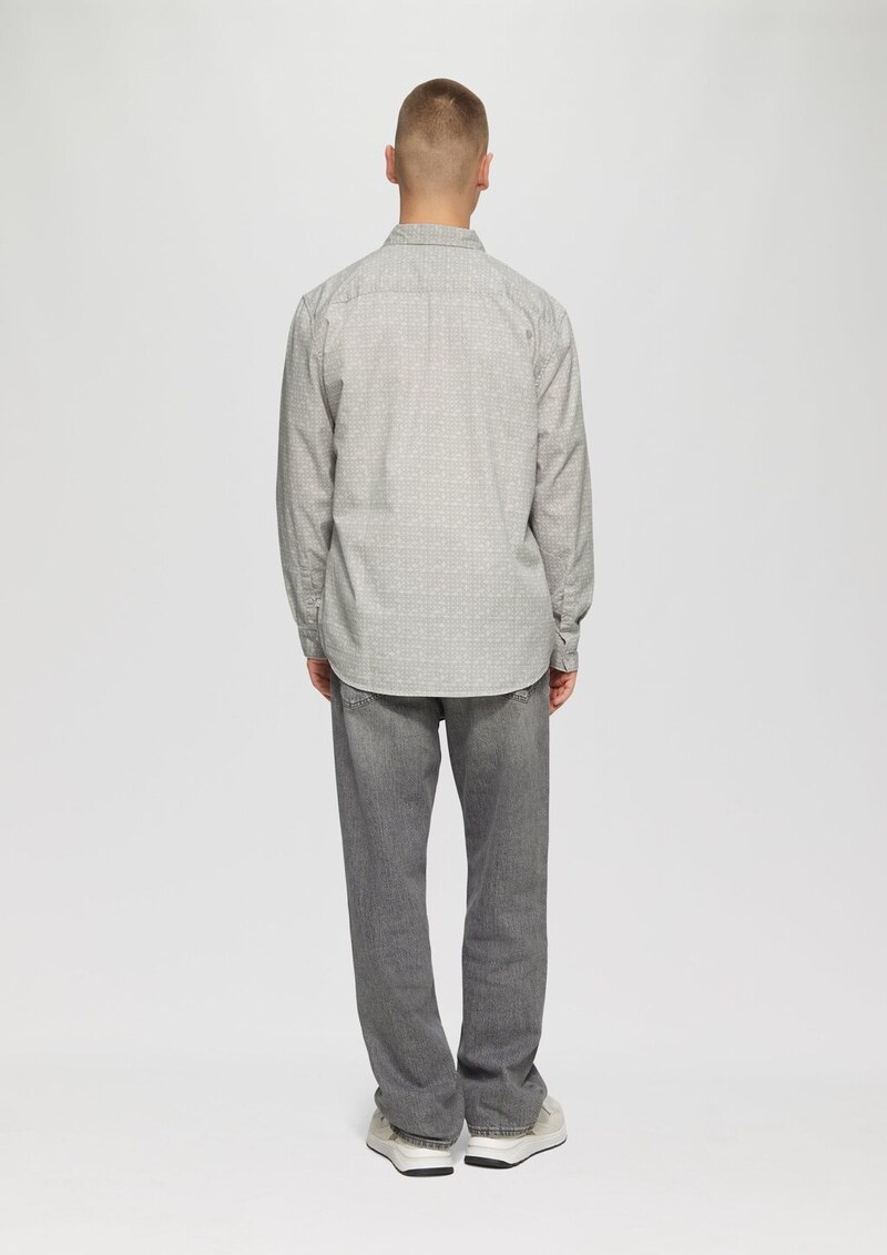 Regular Fit: Hemd mit All-over-Print