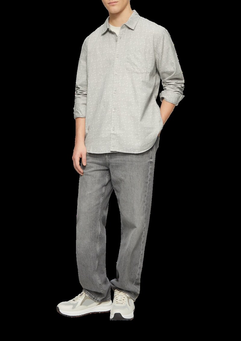 Regular Fit: Hemd mit All-over-Print