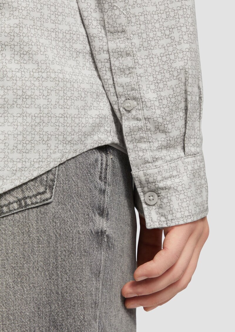 Regular Fit: Hemd mit All-over-Print