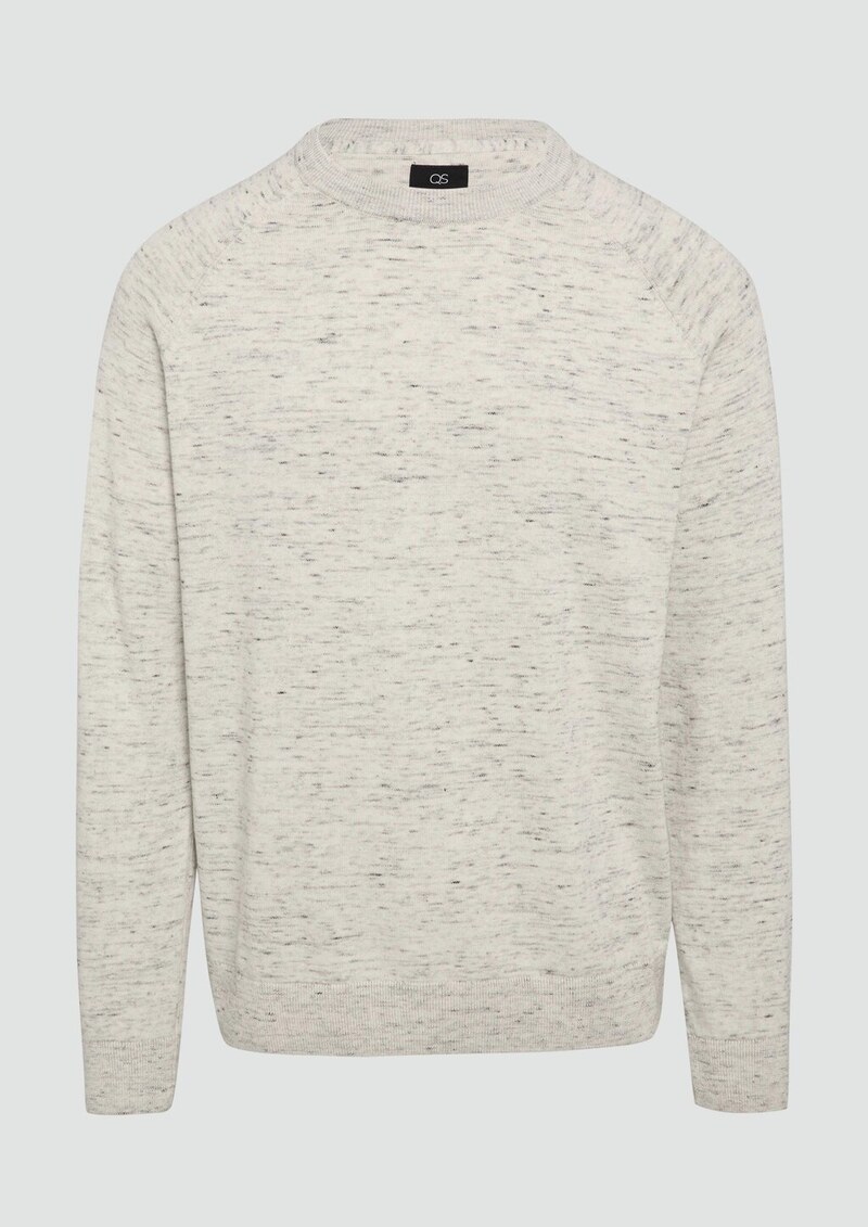 Strickpllover aus Melangegarn