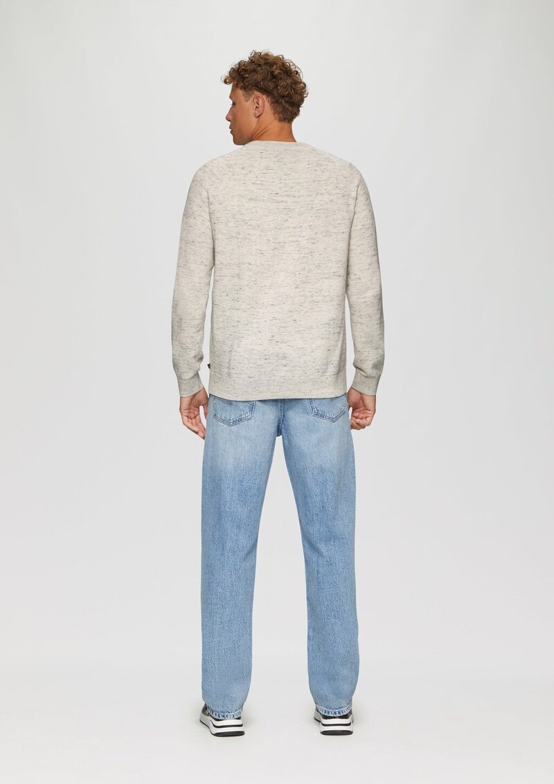 Strickpllover aus Melangegarn