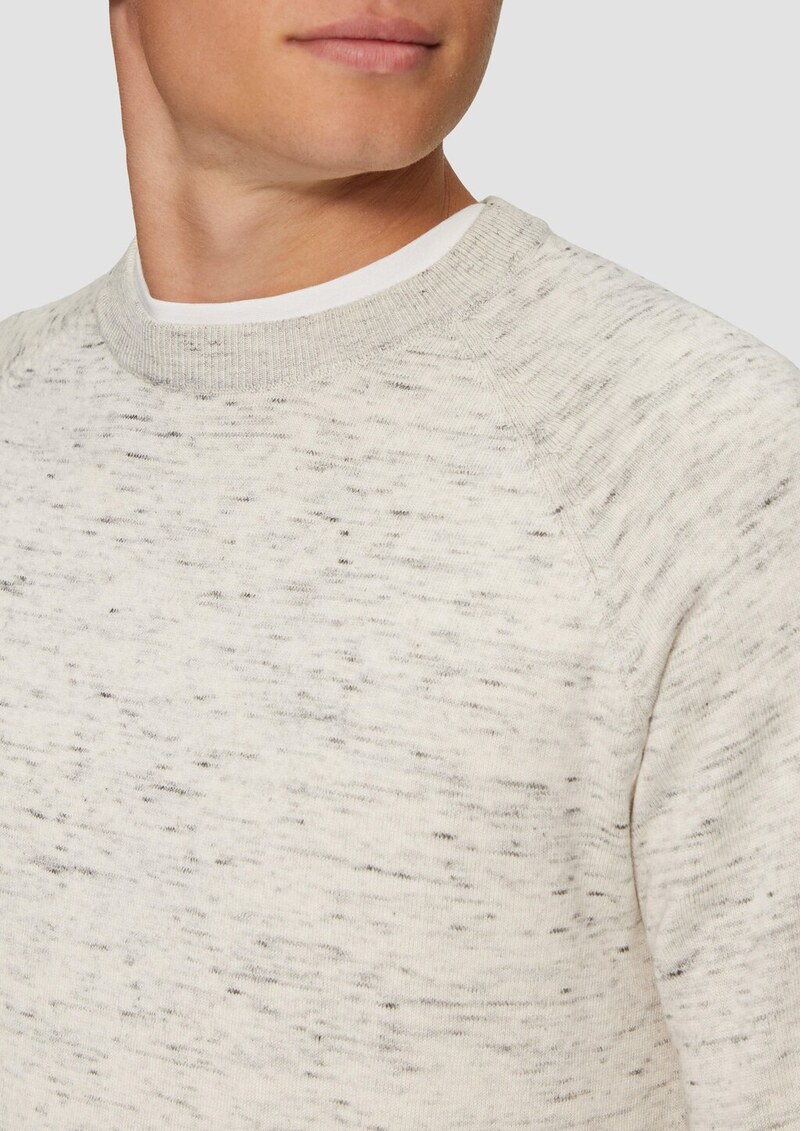 Strickpllover aus Melangegarn